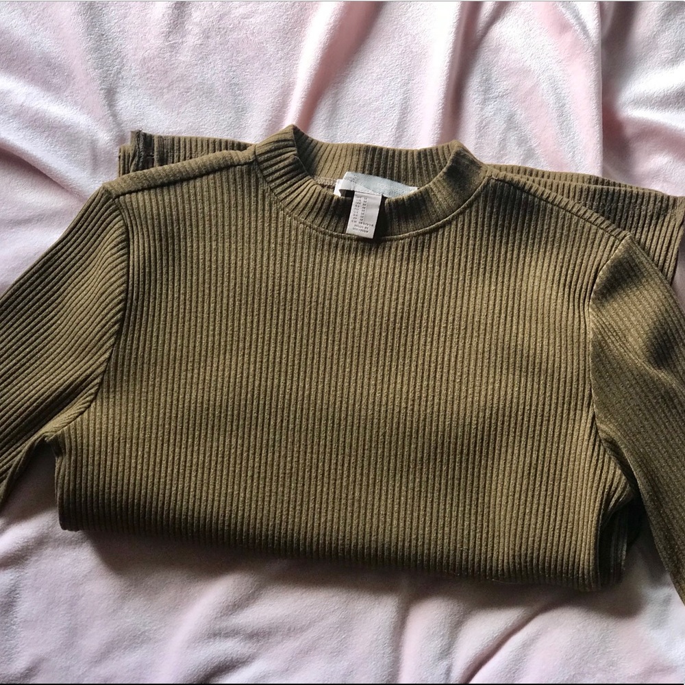 Midi Brown/Olive Dress
